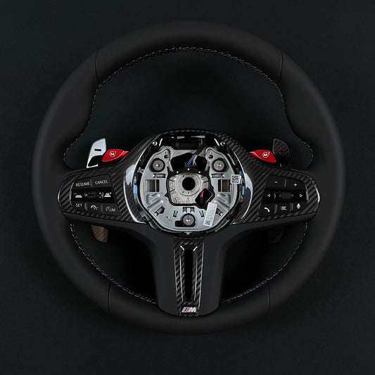 Steering wheel BMW M3 (G20, G80, G28) Competition M4 (G82 G83) Competition,  sport Carbon leather trains ACC NEW OE 8088315