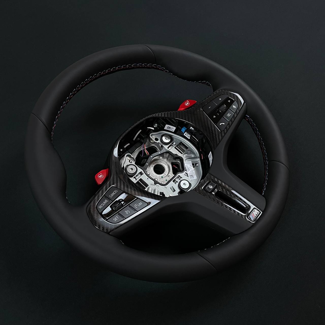 Steering wheel BMW G-series M2, M3, M4, M50 sport Carbon leather heating UAC NEW OE 9882878