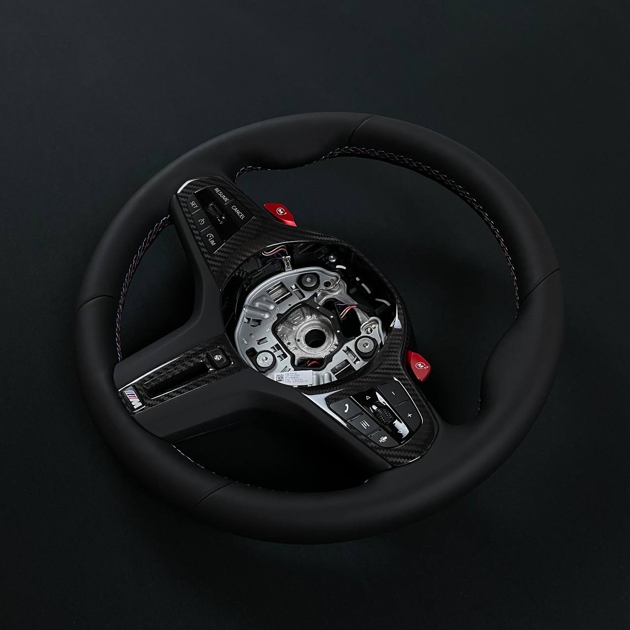 Steering wheel BMW G-series M2, M3, M4, M50 sport Carbon leather heating UAC NEW OE 9882878