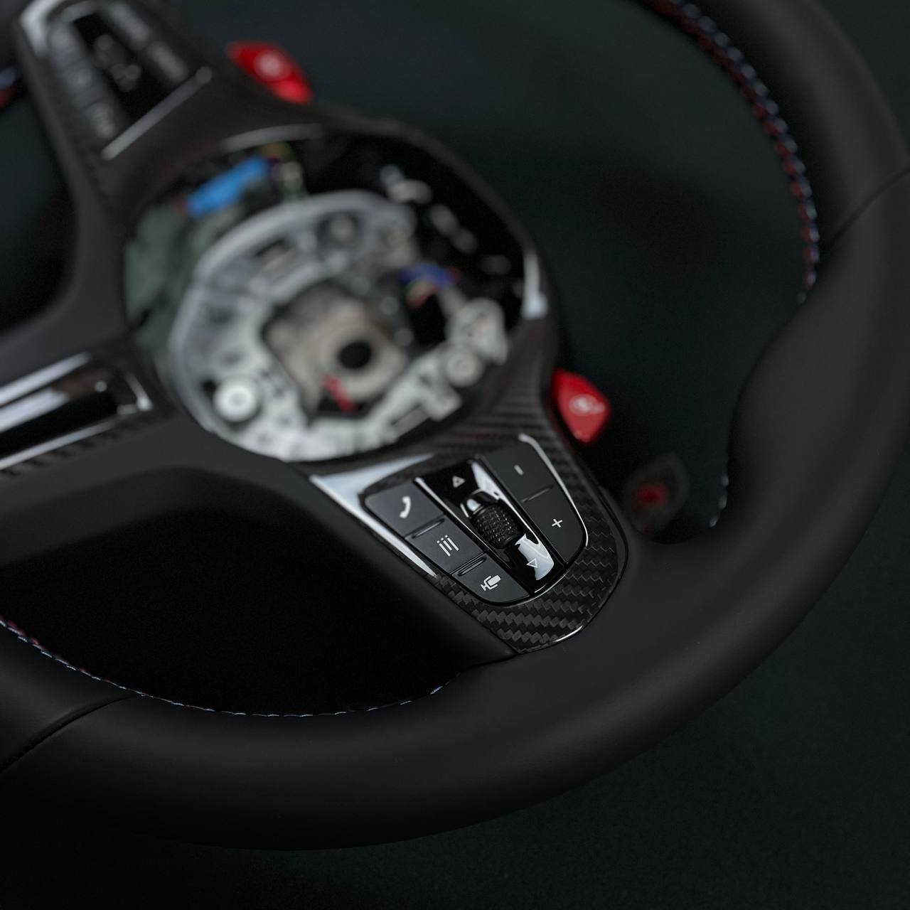 Steering wheel BMW M3 (G20, G80, G28) Competition M4 (G82 G83) Competition,  sport Carbon leather UAK ACC NEW OE 9882877